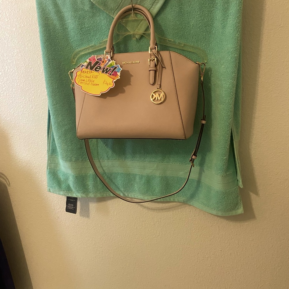 Michael Kors Large Blossom Satchel